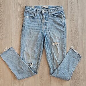 Levis Premium 721 High Rise Skinny Jeans sz 28